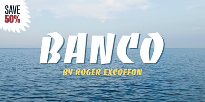 Banco Font Poster 1